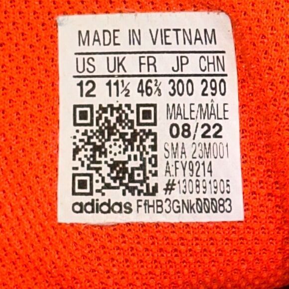 Mens Size 12 Adidas Terrex Soulstride “Black Solar Red” Hiking Shoes FY9214 - Picture 8 of 8